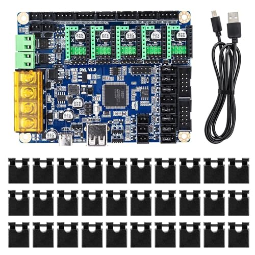 Hkfgdjdl Druckersteuerplatine OWL 32Bit Doppeldruckkopf Motherboard 150Mhz LPC5528 TS35 Circuit Mainboard Controller von Hkfgdjdl