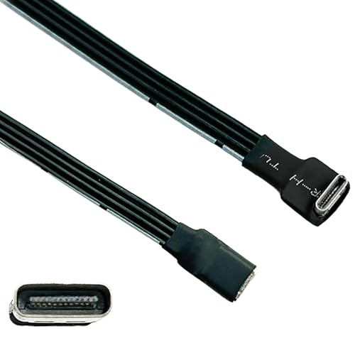 Hkfgdjdl Flaches USB C Ladekabel Typ C Stecker auf Buchse 18W Ladeverlängerungskabel 480Mbps Hochgeschwindigkeitsübertragungsadapter Hkfgdjdl Flaches USB C Ladekabel Typ C Stecker auf Buchse 18W Ladeverlängerungskabel 480Mbps Hochgeschwindigkeitsübertragungsadapter von Hkfgdjdl