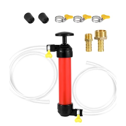 Hkfgdjdl Frostschutz-Siphon-Handpumpen-Set mit Schläuchen, Flüssigkeits-Transferpumpen-Set, effiziente Flüssigkeitsübertragung für Überwinterungsanhänger von Hkfgdjdl