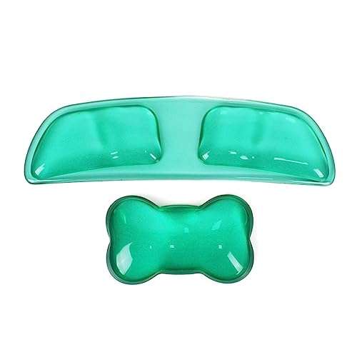 Hkfgdjdl Handgelenkpolster, Kristall-Silikon-Handgelenkpolster, Komfort-Gel-Hand-, Computer-Maus-Kissen, Handgelenkkissen für Computer, Laptop von Hkfgdjdl