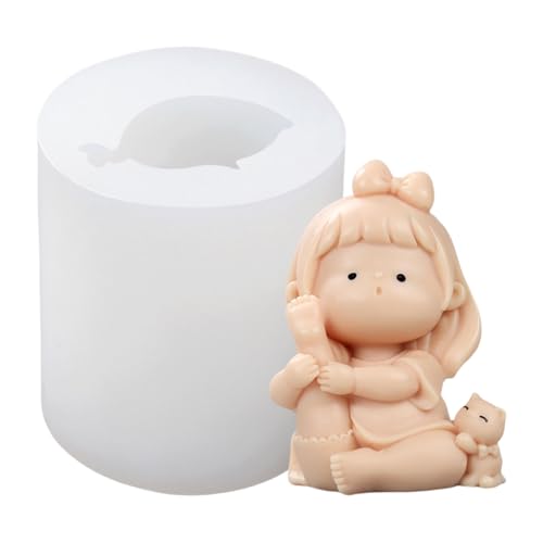 Hkfgdjdl Kerzenform Silikonform Kerzenherstellung Dekorieren Kerze 3D Epoxidform Gießformen Backen Silikonform von Hkfgdjdl
