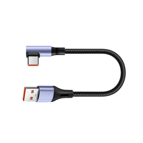 Hkfgdjdl Kompaktes USB-auf-Typ-C-Schnellladekabel, kurzes geflochtenes Nylonkabel für Handys, Tablets, tragbares Laden, 15/30 cm Hkfgdjdl Kompaktes USB-auf-Typ-C-Schnellladekabel, kurzes geflochtenes Nylonkabel für Handys, Tablets, tragbares Laden, 15/30 cm von Hkfgdjdl