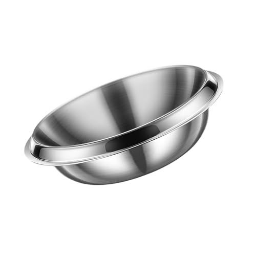 Hkfgdjdl Metallteller-Set, Metallgeschirr, Servierteller, 304 Edelstahl-Textur, geeignet zum Kochen und Essen von Hkfgdjdl