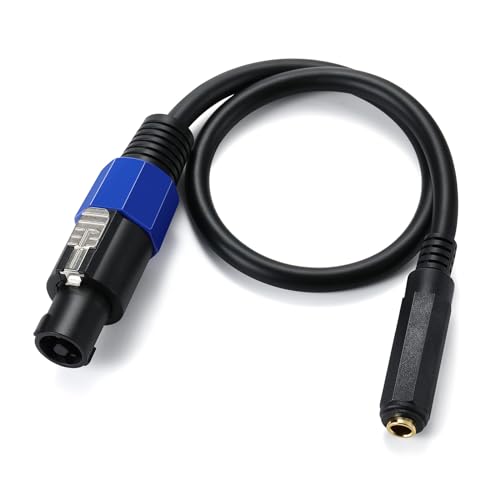 Hkfgdjdl Speakon Kabel, 1/4 Buchse auf Stecker Kabel auf 6,35 mm Adapter-Stecker, Adapter, 6,35 mm auf Twist von Hkfgdjdl