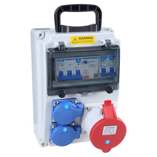 Hkfgdjdl Wandstromverteiler mit Steckdose Tragbare Schalter Steckdosenbox Outdoor Wasserdicht Schalter Steckdosenbox Einfach zu bedienen Hkfgdjdl Wandstromverteiler mit Steckdose Tragbare Schalter Steckdosenbox Outdoor Wasserdicht Schalter Steckdosenbox Einfach zu bedienen von Hkfgdjdl