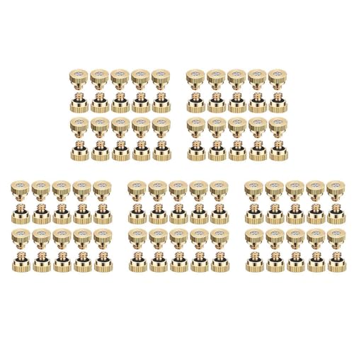 Hklshyd 100 Pack Messing SprüH DüSen T-StüCke, Kontroll Nebel Sprinkler für AußEn KüHl System 0,3 mm Hklshyd 100 Pack Messing SprüH DüSen T-StüCke, Kontroll Nebel Sprinkler für AußEn KüHl System 0,3 mm von Hklshyd