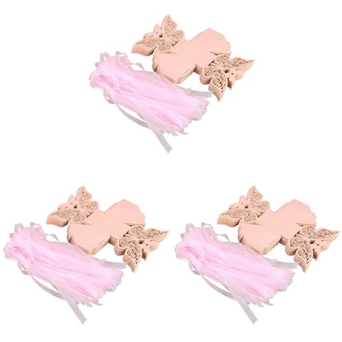 Hklshyd 150 Stück Schmetterling Hochzeit Bevorzugung Kasten Geburtstag Party Geschenke Süßigkeit Kästen (Rosa) von Hklshyd