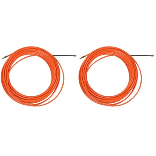 Hklshyd 2 Stücke 4mm 15 Meter Orange Fuehrungsvorrichtung Nylon Elektrische Kabel Push Pullers Kanal Schlange Rodder Fisch Band Draht Hklshyd 2 Stücke 4mm 15 Meter Orange Fuehrungsvorrichtung Nylon Elektrische Kabel Push Pullers Kanal Schlange Rodder Fisch Band Draht von Hklshyd
