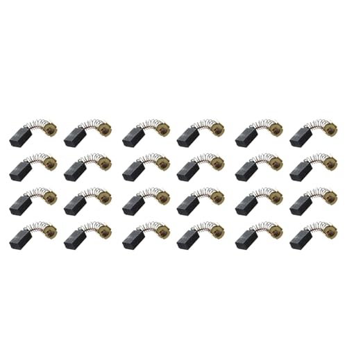 Hklshyd 24 Stueck Elektrohobel Kohlebuerste Fuer 12 X 8 X 5 mm CB51 von Hklshyd