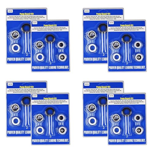 Hklshyd 244194 Aftermarket-Pumpen-Reparatur-Packungsset für Airless-FarbspritzgeräT 390 395 490 495 595 3400 Kompatibel (8Er-Pack) von Hklshyd