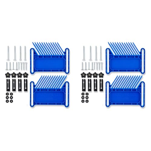 Hklshyd 2X Verbesserte Featherboard-Sicherheitsvorrichtung, Stapelbares Featherboard, Passend für die Meisten Standard-, T-Nuten, T-Schienen ein TischkreissäGen, Blau Hklshyd 2X Verbesserte Featherboard-Sicherheitsvorrichtung, Stapelbares Featherboard, Passend für die Meisten Standard-, T-Nuten, T-Schienen ein TischkreissäGen, Blau von Hklshyd