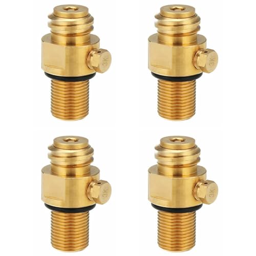 Hklshyd 4X M18X1.5 NachfüLlung CO2 Ventil Adapter Gewinde Konverter für von Hklshyd