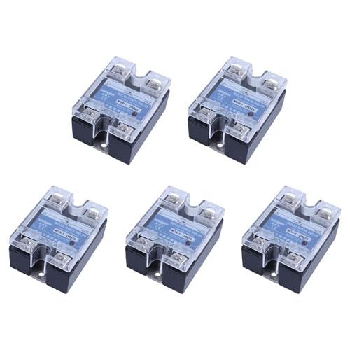 Hklshyd 5X -1 D4825 Einphasen-Halbleiterrelais SSR 25A DC 3-32 V AC 24-480 V von Hklshyd
