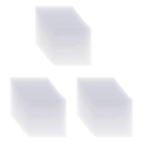 Hklshyd 60 StüCk Durchsichtige Mylar Schablonen BläTter 12 Leere Schablonen Material BläTter, für Kompatibles und Silhouetten Schneiden von Hklshyd
