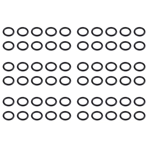 Hklshyd 60 Stueck Schwarz Gummi Oil Seal O-Ringe Dichtungen Unterlegscheiben 16x11x2.5mm Hklshyd 60 Stueck Schwarz Gummi Oil Seal O-Ringe Dichtungen Unterlegscheiben 16x11x2.5mm von Hklshyd