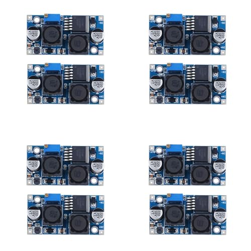 Hklshyd 8Pcs Einstellbarer DC-DC Buck Boost Converter Automatischer Breitspannungsregler XL6009 Spannungsmodul von Hklshyd