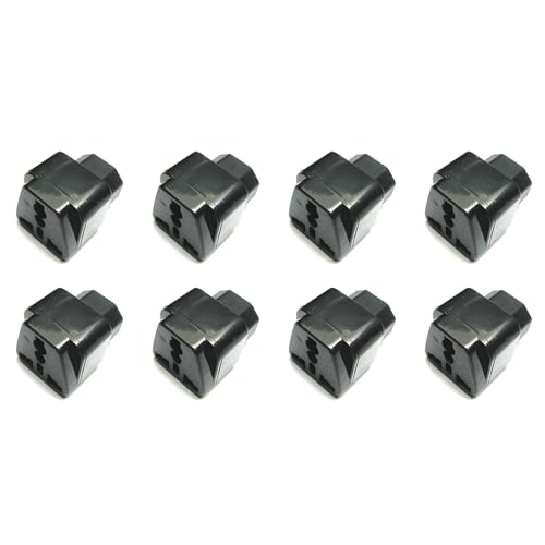Hklshyd 8X PDU-Spezialkonvertierungsstecker USV C13 auf Universalsteckdose Server IEC320-C14 Stecker -320 von Hklshyd