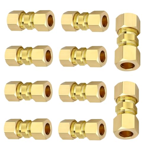 Hlagmix Bremsrohr Fittings | Bremsölleitung Verbinder 10 Teile - Reparatur Zubehör Für KFZ Werkstatt LKW Mechaniker Wohnmobile von Hlagmix