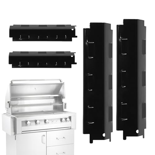 Hlagmix Brennerabdeckungen | Rostfreier Grillflammenschutz,4-TLG Schutzplatte Ersatz Für Garten Camping Picknick Kochen Reisen Hlagmix Brennerabdeckungen | Rostfreier Grillflammenschutz,4-TLG Schutzplatte Ersatz Für Garten Camping Picknick Kochen Reisen von Hlagmix