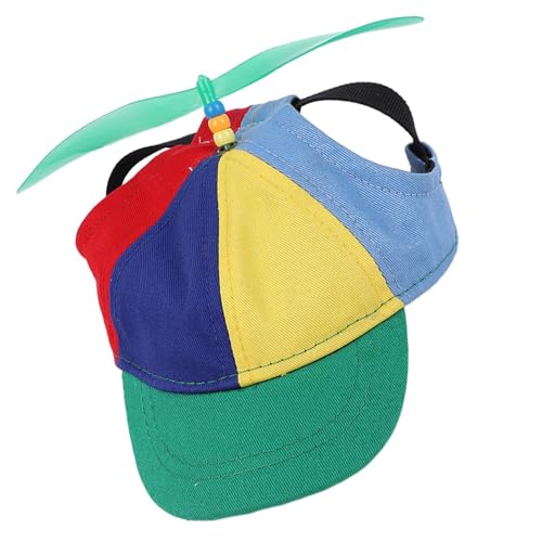 Hlagmix Für Hunde - Für Hunde Mit Abnehmbarem Propeller,Bequeme Kopfbedeckung mit Sonnenscz in Regenbogenfarben für kleine Rassen und große Katzen als Foto Requisiten für Sommer Party und Garten Hlagmix Für Hunde - Für Hunde Mit Abnehmbarem Propeller,Bequeme Kopfbedeckung mit Sonnenscz in Regenbogenfarben für kleine Rassen und große Katzen als Foto Requisiten für Sommer Party und Garten von Hlagmix