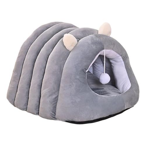 Hlagmix Geschlossenes Katzenbett, Katzenhaus – bequemes Haustiernest für Kätzchen, Welpen, , Kleintiere, Wohnzimmer, Schlafzimmer, Spielbereich, Wohnung Hlagmix Geschlossenes Katzenbett, Katzenhaus – bequemes Haustiernest für Kätzchen, Welpen, , Kleintiere, Wohnzimmer, Schlafzimmer, Spielbereich, Wohnung von Hlagmix