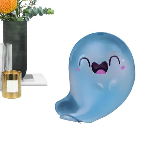 Hlagmix Leuchtende Figuren Im Dunkeln - Leuchtende Resin Figuren Kleine Garten Deko | Partygeschenke Niedliche Halloween Dekoration Für Schlafzimmer Kamin Bücherregal von Hlagmix