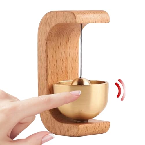 Hlagmix Magnetische Türklingel – Türklingel aus Holz – Messing mit Magnet und selbstklebendem Sicherheitsalarm für Zuhause, Schiebetür, Eisen, Restaurant, Einweihungsfeier Hlagmix Magnetische Türklingel – Türklingel aus Holz – Messing mit Magnet und selbstklebendem Sicherheitsalarm für Zuhause, Schiebetür, Eisen, Restaurant, Einweihungsfeier von Hlagmix