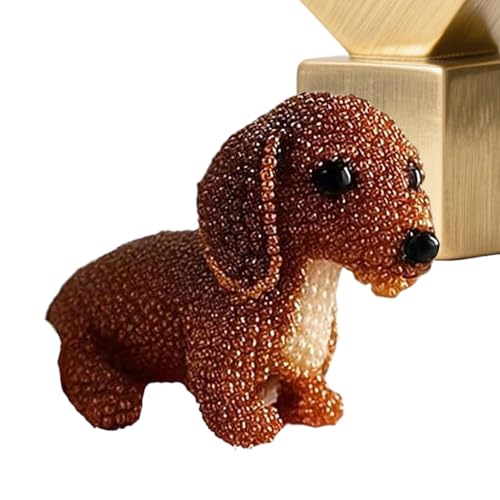 Hlagmix Perlenstickerei Set Für Anfänger,3D Hundeform Perlenstickerei-Set | Bastelprojekt Zubehör mit Fäden für Tierliebhaber Frauen Mädchen Erwachsene Hlagmix Perlenstickerei Set Für Anfänger,3D Hundeform Perlenstickerei-Set | Bastelprojekt Zubehör mit Fäden für Tierliebhaber Frauen Mädchen Erwachsene von Hlagmix