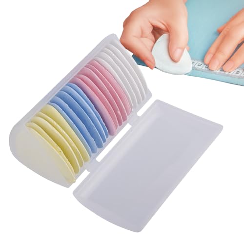 Hlagmix Quiltkreide, Nähstoffkreide | Löschbares Stoffmarker-Werkzeug, dreieckige Kleidungskreide | Quiltzubehör für professionelle Schneider, Designer und Schneiderinnen von Hlagmix