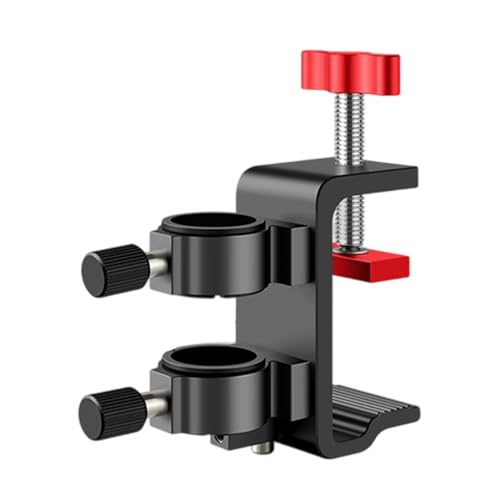 Hlagmix Schirmklemme - Drehbare Angelstuhlhalterung - Metallhalterung Zubehör für Tisch Garten Terrasse Camping Outdoor Sport von Hlagmix