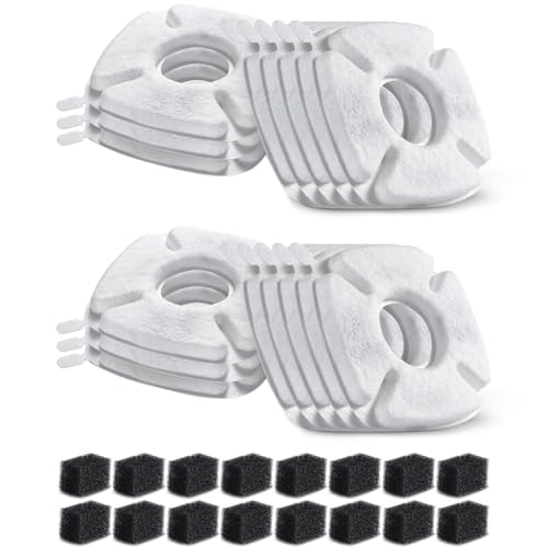 Hlennotor 1 Set Katzen-Wasserfilter-Zubeh?r f¨¹r Trinkbrunnen, Aktivkohlefilter mit Vorfilterschw?mmen f¨¹r Haustier-Trinkbrunnen Hlennotor 1 Set Katzen-Wasserfilter-Zubeh?r f¨¹r Trinkbrunnen, Aktivkohlefilter mit Vorfilterschw?mmen f¨¹r Haustier-Trinkbrunnen von Hlennotor