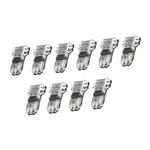 Hlennotor 10 Stück T-Typ-Kabelverbinder, 2-Polige T-Tap-Kabelverbinder, Kabelspleißverbinder, 2-Wege-Kabelverbinder Ohne Abisolieren von Hlennotor