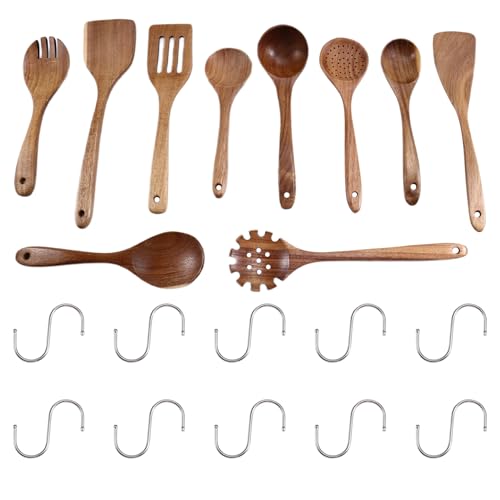 Hlennotor 10-Teilige Holzl?ffel zum Kochen, das Leicht zu Reinigen Ist, Perfekt f¨¹r Nicht-Schicht-Kochgeschirr Hlennotor 10-Teilige Holzl?ffel zum Kochen, das Leicht zu Reinigen Ist, Perfekt f¨¹r Nicht-Schicht-Kochgeschirr von Hlennotor