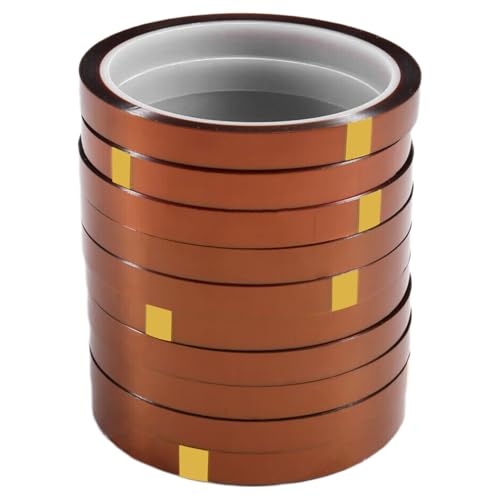 Hlennotor 10 mm X 33 M Metall-Klebeband Ohne Spuren für Hohe Temperaturen, Elektronische Wärmeisolierung zum Schutz Von 3D-Druckplatten Hlennotor 10 mm X 33 M Metall-Klebeband Ohne Spuren für Hohe Temperaturen, Elektronische Wärmeisolierung zum Schutz Von 3D-Druckplatten von Hlennotor