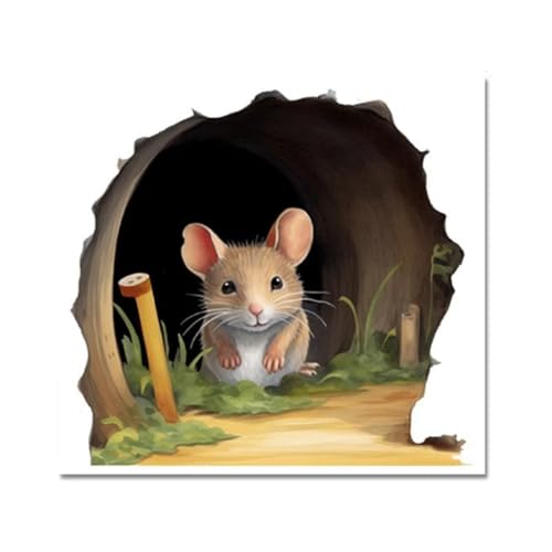 Hlennotor 12 Stück Süße Mausloch-Wandaufkleber für Wohnzimmer, Wandkante, Heimdekoration, Wandbild für Kinderzimmer, Tapete, Abnehmbar, Einfach zu Verwenden Hlennotor 12 Stück Süße Mausloch-Wandaufkleber für Wohnzimmer, Wandkante, Heimdekoration, Wandbild für Kinderzimmer, Tapete, Abnehmbar, Einfach zu Verwenden von Hlennotor
