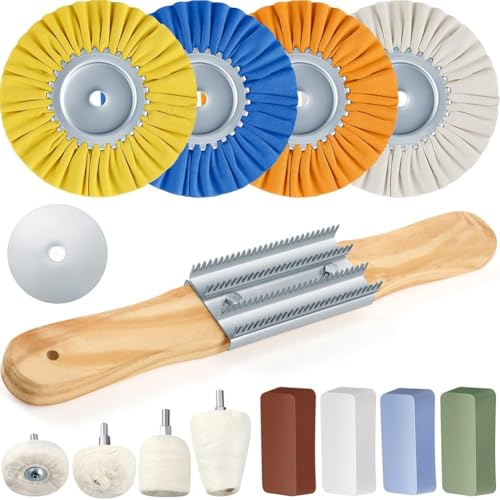 Hlennotor 14pcs Atemwegspolierrad -Radpolierkit Geeignet für Bohrer -Rechenpolierkissenrad für Geeignet von Hlennotor