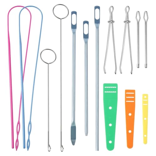 Hlennotor 14pcs Draw -String -Threader und Schleifen -Turner -Werkzeug -Set für Hoodie -Saiten und Nähprojekte Hlennotor 14pcs Draw -String -Threader und Schleifen -Turner -Werkzeug -Set für Hoodie -Saiten und Nähprojekte von Hlennotor