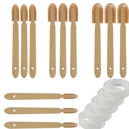 Hlennotor 17er-Set, Gummidichtmasse-Finishing-Werkzeug, Ergonomischer Dichtungsapplikator, Spachtel, Glattes Gummidichtmasse-Entferner-Werkzeug von Hlennotor