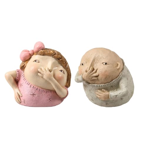 Hlennotor 2 Stück Badezimmer-Statue „Mädchen Hält Nase“, Lustige Mädchen-Badezimmer-Dekoration, Badezimmer-Regal-Sitter, Einfache Installation, Einfach zu Bedienen. von Hlennotor