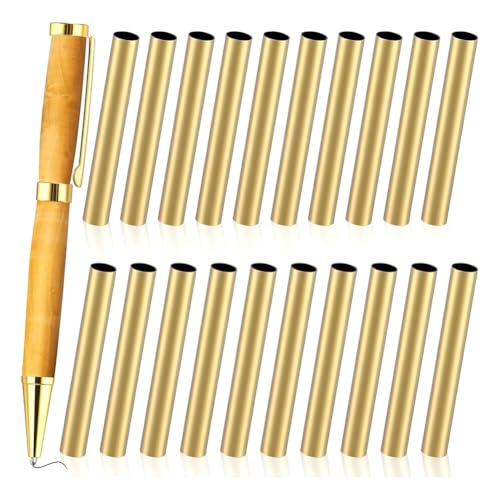 Hlennotor 20 Stück 7mm Slim Pen Pen Transfer Messingstift für DIY-Stiftherstellung Bürobedarf Geschenke von Hlennotor