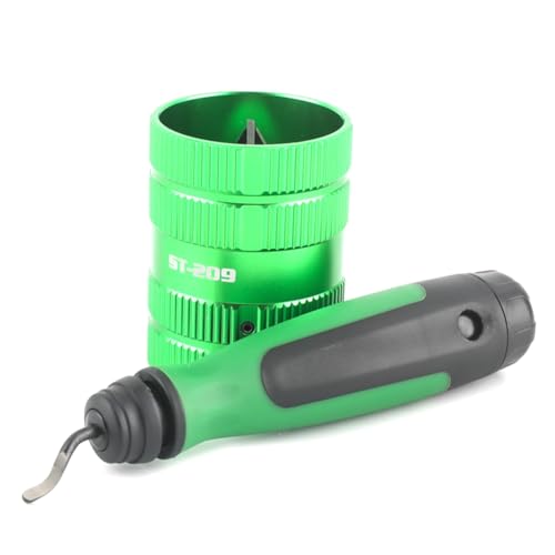Hlennotor -209-207 Rohrreibahle, Innen-/Außen-Entgratungswerkzeug für Kupfer-, Aluminium-, PVC- und PPR-Rohre, Rohr- und Schlauchreibahle von Hlennotor