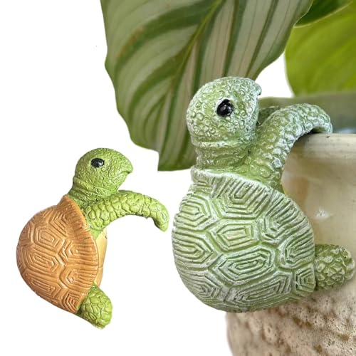 Hlennotor 2pcs Turtle Figuren im Innen- oder Außenbereich Garten Balkon Yard Dekoration Schildkröte Gartenstatue Hlennotor 2pcs Turtle Figuren im Innen- oder Außenbereich Garten Balkon Yard Dekoration Schildkröte Gartenstatue von Hlennotor