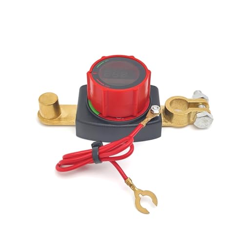 Hlennotor 300 A Seitenpfosten-Batterietrennschalter, 12 V Minus, Ein/Aus, LED-Spannungsanzeige, Autobatterie-Trennschalter Hlennotor 300 A Seitenpfosten-Batterietrennschalter, 12 V Minus, Ein/Aus, LED-Spannungsanzeige, Autobatterie-Trennschalter von Hlennotor