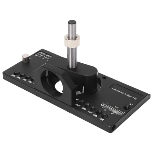 Hlennotor 35-Mm-Vorrichtungssatz für Verdeckte Scharniere mit Bohrführungspositionierung, Scharnierlocher zum Bohren Von Scharnieren, Schrank- und Türmontage von Hlennotor