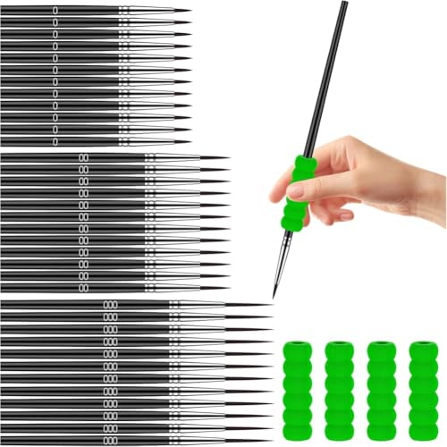 Hlennotor 36 PCs Detail Pinsel Pinsel Winzige Dünne Pinsel für Künstlerdetails, Kleiner Pinsel für Miniaturmodell -Aquarelle von Hlennotor