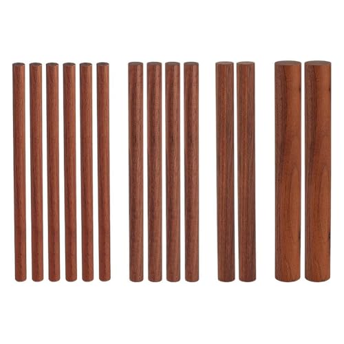 Hlennotor 4 Gr??e 14 Stcs Wachste Holzstangen 6 L?nge Walnuss -D¨¹belstangen Unvollendet Runde Holzstangen von Hlennotor