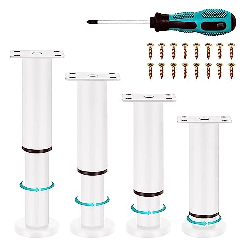 Hlennotor 4 Stück, 4 Stück, Verbesserte Verstellbare Möbelbeine Aus Metall, 4,72–7,08, Teile, Zubehör, Beine für Bett, Sofa, Schrank, Couch, Kommode, Tisch A Hlennotor 4 Stück, 4 Stück, Verbesserte Verstellbare Möbelbeine Aus Metall, 4,72–7,08, Teile, Zubehör, Beine für Bett, Sofa, Schrank, Couch, Kommode, Tisch A von Hlennotor