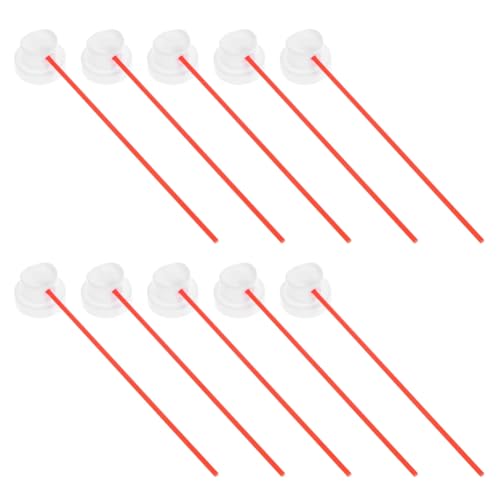 Hlennotor 50pcs -Paint-Düsen Red Thin Rohr Fit Weibliche Dosen, Nadelkappenspray Können Düsenspray-Paint-Tipps von Hlennotor