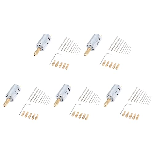Hlennotor 5X Mini-Handbohrer-Set DC 12 V Motor 0,5-3 mm HSS-Spiralbohrer mit 25-Teiligen Spannzangen Passend für Bohrlochsäge Hlennotor 5X Mini-Handbohrer-Set DC 12 V Motor 0,5-3 mm HSS-Spiralbohrer mit 25-Teiligen Spannzangen Passend für Bohrlochsäge von Hlennotor