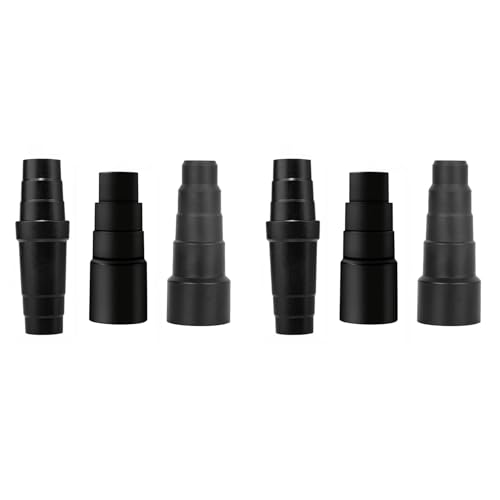 Hlennotor 6 Stück Schlauchadapter Universal - Staubsauger-Adapter Gummi, Staubsauger-Adapter - Schlauchreduzierer von Hlennotor